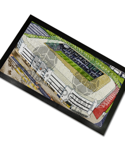 Swansea Around The Grounds Swansea.com Stadium Water Colour Bar Runner Mat