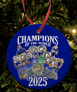 Chelsea Champions Of The World 2025 Christmas Tree Decoration Bauble