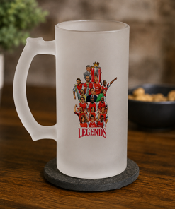 Arsenal Club Legends Frosted Beer Glass