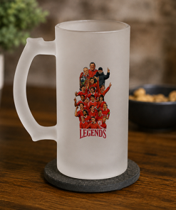 Liverpool Club Legends Frosted Beer Glass
