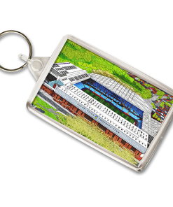 Aston Villa Around The Grounds Villa Park Stadium Water Colour Keyring