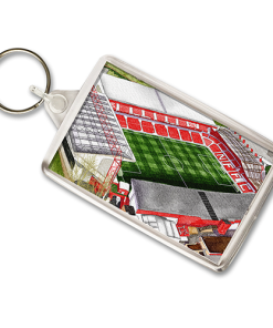Forest Around The Grounds The City Ground Stadium Water Colour Keyring