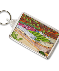 Lincoln City Around The Grounds LNER Stadium Water Colour Keyring