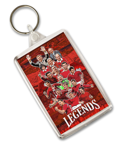 Man Utd Club Legends Keyring Key Chain