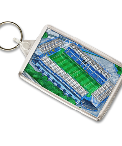 Millwall Around The Grounds The Den Stadium Water Colour Keyring