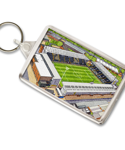 Notts County Around The Grounds Meadow Lane Stadium Water Colour Keyring