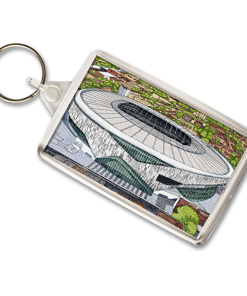 Spurs Around The Grounds Tottenham Hotspur Stadium Water Colour Keyring