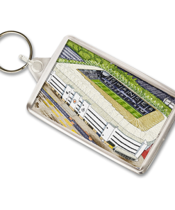 Swansea Around The Grounds Swansea.Com Stadium Water Colour Keyring