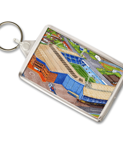 West Brom Around The Grounds The Hawthorns Stadium Water Colour Keyring