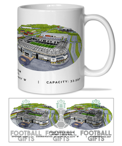 Derby County Around The Grounds Pride Park Stadium Water Colour Mug Cup