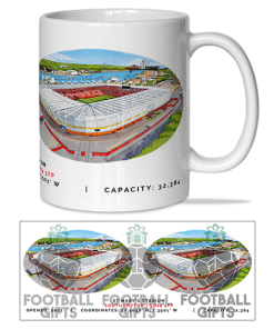 Southampton Around The Grounds St Mary's Stadium Water Colour Mug Cup