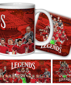 Man Utd Club Legends Mug & Coaster Set