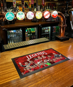 Alternative view of Man Utd Club Legends Bar Runner Mat