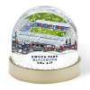 Blackburn Rovers Around The Grounds Ewood Park Stadium Water Colour Snow Globe