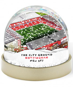 Forest Around The Grounds The City Ground Stadium Water Colour Snow Globe
