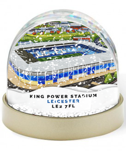 Leicester City Around The Grounds King Power Stadium Water Colour Snow Globe