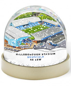 Sheff Wed Around The Grounds Hillsborough Stadium Water Colour Snow Globe