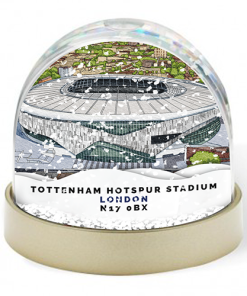 Spurs Around The Grounds Tottenham Hotspur Stadium Water Colour Snow Globe