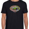 Luton Town Around The Grounds Kenilworth Road Stadium Water Colour Black T-Shirt