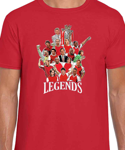 Arsenal Club Legends Red T-Shirt Tee