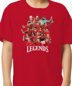 Alternative view of Liverpool Club Legends Red T-Shirt Tee