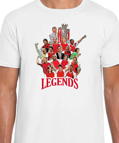 Arsenal Club Legends White T-Shirt Tee