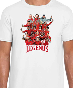 Liverpool Club Legends White T-Shirt Tee