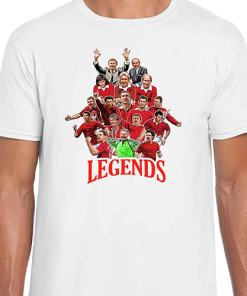Man Utd Club Legends White T-Shirt Tee