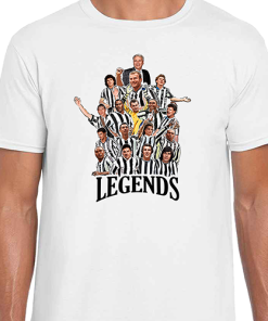 Newcastle Club Legends White T-Shirt Tee