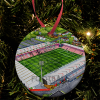 Bournemouth Around The Grounds Vitality Stadium Water Colour Christmas Tree Decoration Bauble