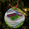 Bristol City Around The Grounds Ashton Gate Stadium Water Colour Christmas Tree Decoration Bauble