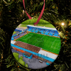 Carlisle United Around The Grounds Brunton Park Water Colour Christmas Tree Decoration Bauble