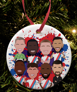 Crystal Palace 2026-27 Splash Christmas Tree Bauble Decoration Vector Heroes