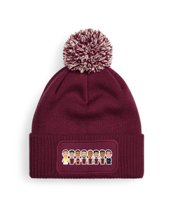 Aston Villa 2025-26 Vector Heroes Adult Bobble Hat Beanie Hat