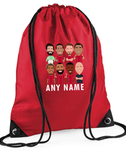 Liverpool Personalised Gym Bag Vector Heroes 2025-26