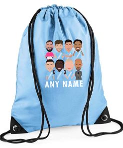 Man City Personalised Gym Bag Vector Heroes 2025-26