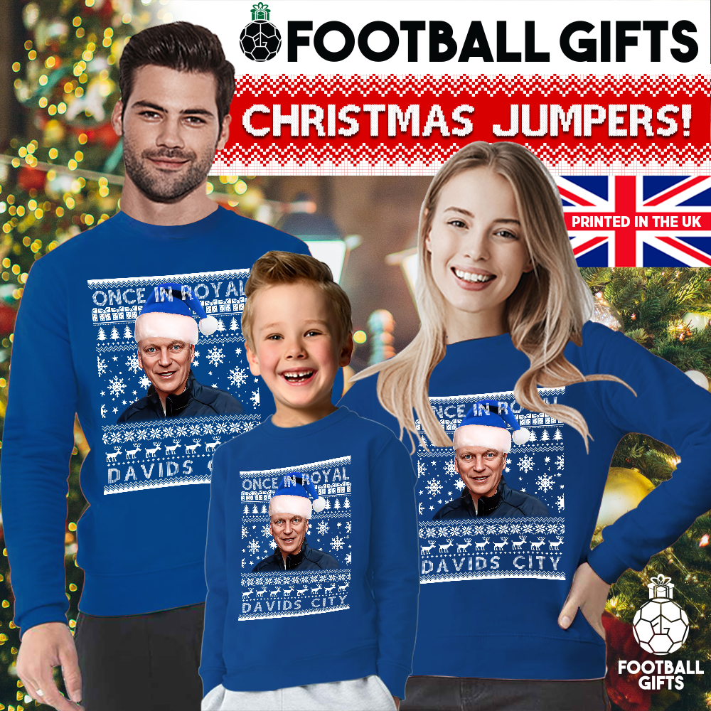 Once In Royal David City David Moyes  Christmas Jumper Everton - Image 2