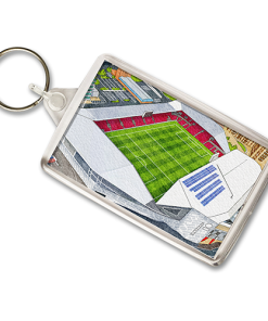 Brentford Around The Grounds Gtech Community Stadium Water Colour Keyring