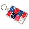 Crewe Alexandra Retro Shirt Montage Keyring