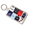 Dundee Retro Shirt Montage Keyring