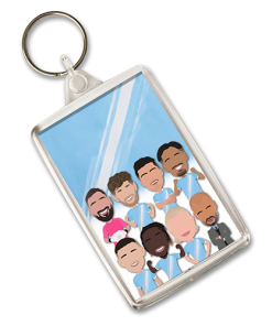 Man City 2025-26 Vector Heroes Keyring