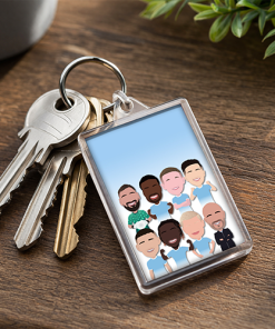 Man City 2026-27 Vector Heroes Keyring - Image 2