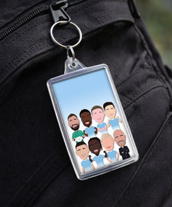 Man City 2026-27 Vector Heroes Keyring - Image 3