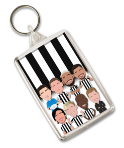 Newcastle Utd Vector Heroes Keyring 2025-26