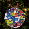 Carlisle United Retro Mash Christmas Tree Decoration Classic Kits