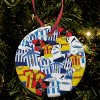 Colchester United Retro Mash Christmas Tree Decoration Classic Kits