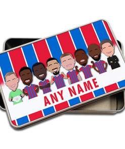 Palace 2025-26 Personalised Pencil Tin Case Vector Heroes