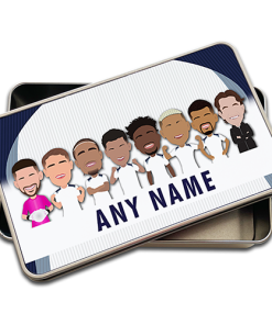 Spurs 2025-26 Personalised Pencil Tin Case Vector Heroes