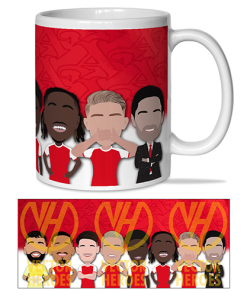 Arsenal Players Mug 2025-26 Vector Heroes