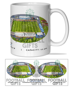 Bristol Rovers Around The Grounds Memorial Stadium Water Colour Mug Cup